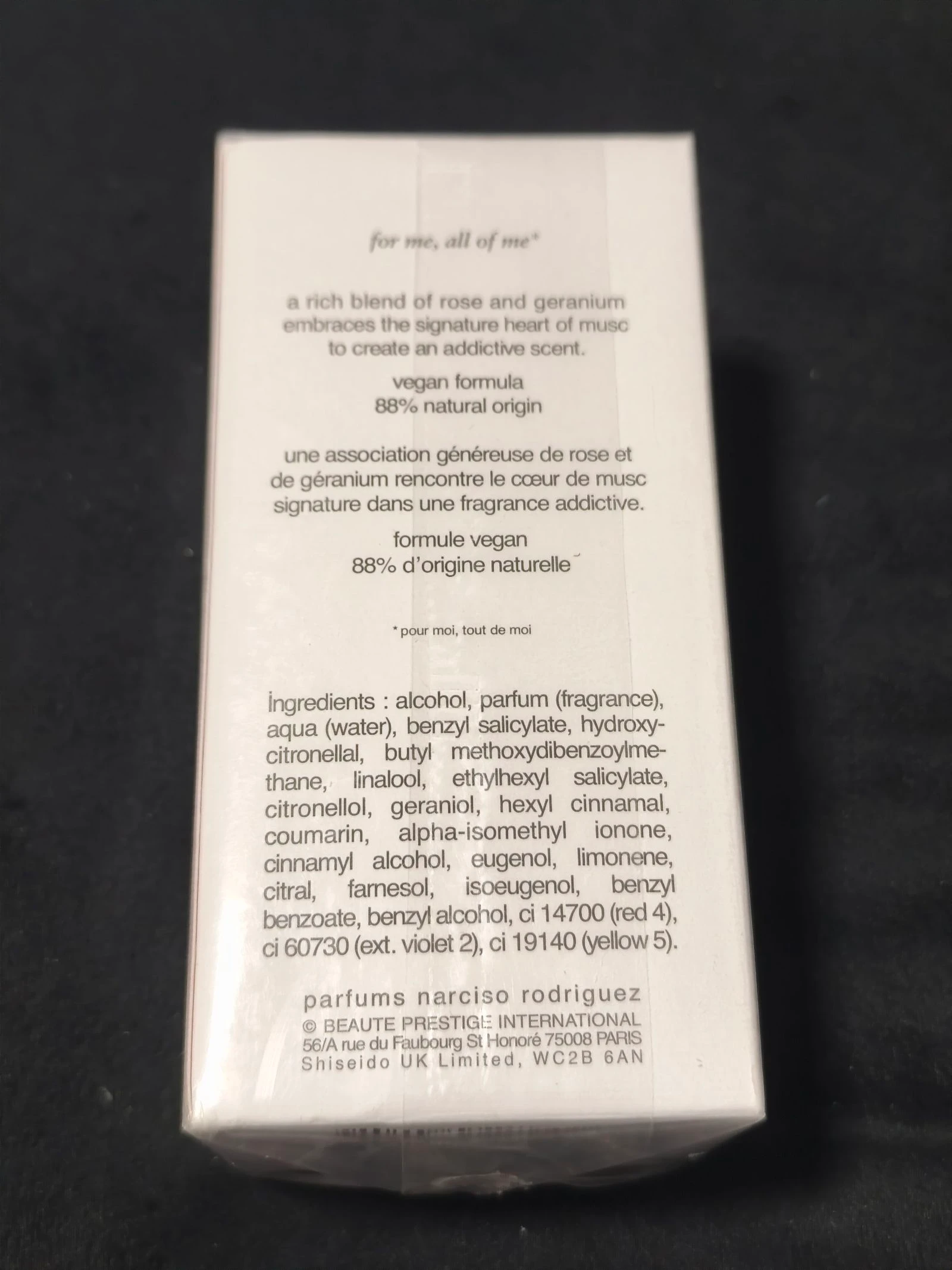 Eau de parfum " all of me" de Narciso Rodríguez  – photo 2